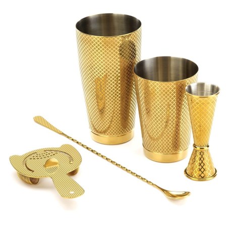 Klasyczna Łyżka Barmańska Złota 315 mm | BARFLY M37015GD