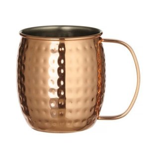 Kubek Moscow Mule Młotkowany Miedź 500ml,Ø97x(H)100mm | BAR UP 596975