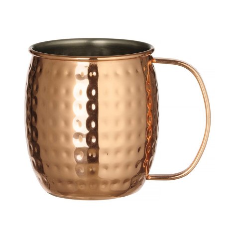 Kubek Moscow Mule Młotkowany Miedź 500ml,Ø97x(H)100mm | BAR UP 596975