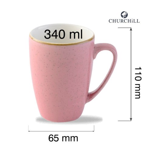 Kubek Stonecast Petal Pink, 340ml Churchill