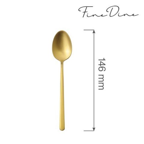 Łyżeczka do Herbaty Amarone Gold 146 mm | FINE DINE 764343