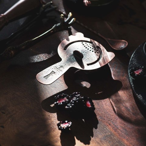 Łyżka Barmańska z Tłuczkiem 300mm Antyczna Miedź | BARFLY M37018ACP