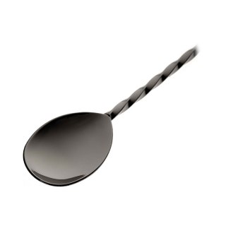 Łyżka Barmańska z Tłuczkiem 300mm Czarna | BARFLY M37018BK