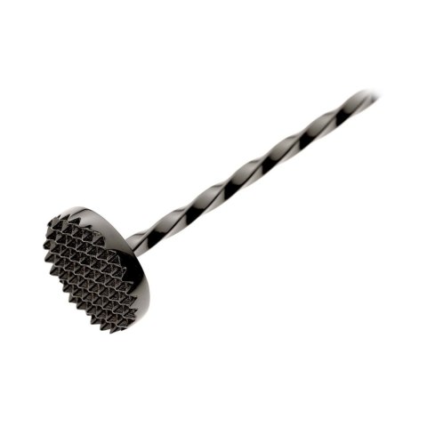 Łyżka Barmańska z Tłuczkiem 300mm Czarna | BARFLY M37018BK