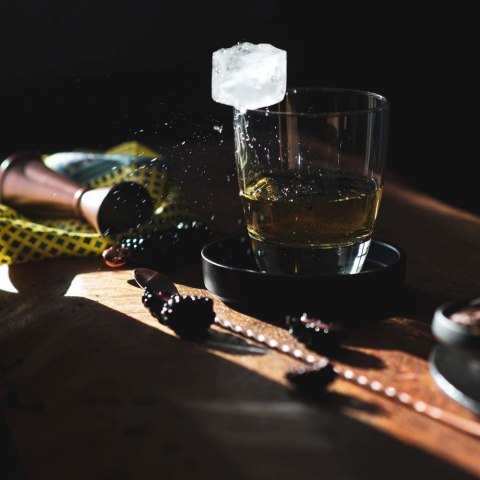 Łyżka Barmańska z Tłuczkiem 300mm Miedziana | BARFLY M37018CP