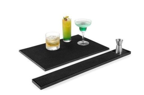 Mata Barmańska Gumowa Czarna 453x305x(H)15mm | BAR UP 597972