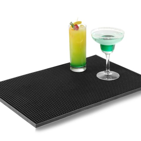 Mata Barmańska Gumowa Czarna 453x305x(H)15mm | BAR UP 597972