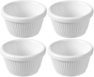 Miseczka Ramekin Kremowa 70x70x(H)37 mm - Zestaw 4 Szt. | FINE DINE 565650