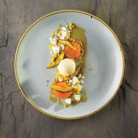 Miska coupe Stonecast Duck Egg Blue 1136 ml Churchill