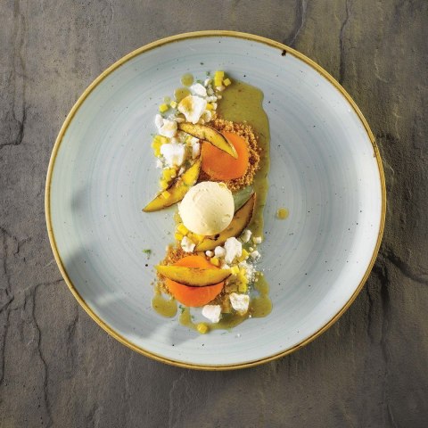 Miska coupe Stonecast Duck Egg Blue 1136 ml Churchill