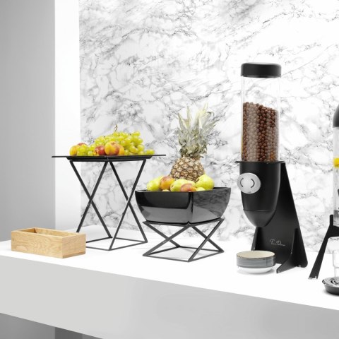 Miska kW adratowa z Melaminy Czarna 125x125x(H)65 mm | FINE DINE 779583