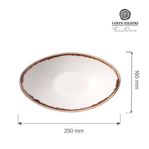 Miska Łódka Vanilla 250x160 mm | FINE DINE 781180