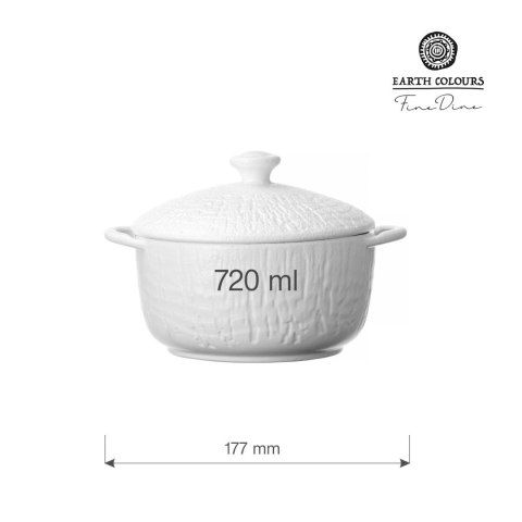 Miska Na Zupę z Pokrywką Nordic 720 ml | FINE DINE 769867