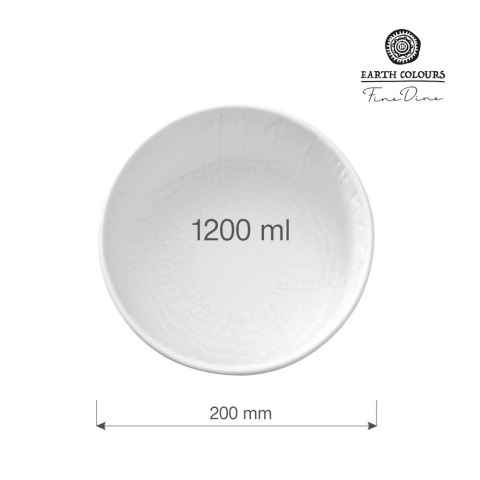 Miska Płytka Nordic 200 mm 1200 ml | FINE DINE 779453