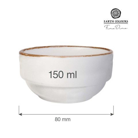 Miska Sztaplowana Vanilla 80 mm 150 ml | FINE DINE 781128