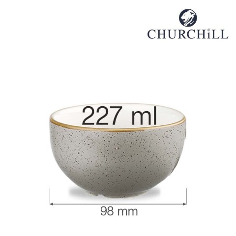 Miska/cukiernica Stonecast Peppercorn Grey 227 ml, 98 mm Churchill