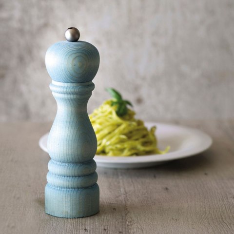 Młynek do soli Vintage niebieski, 190mm Bisetti