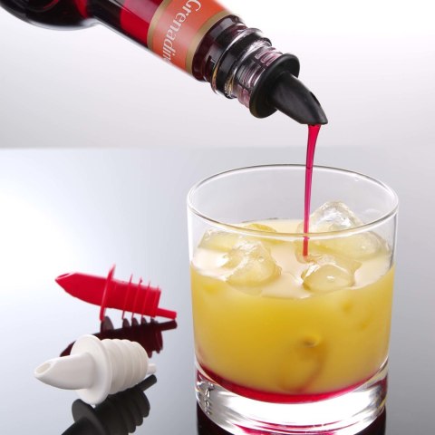 Nalewak Barmański - Zestaw 3 Kolorów - 6 Szt. 2 Czarne 2 Białe 2 Czerwone | BAR UP 599440