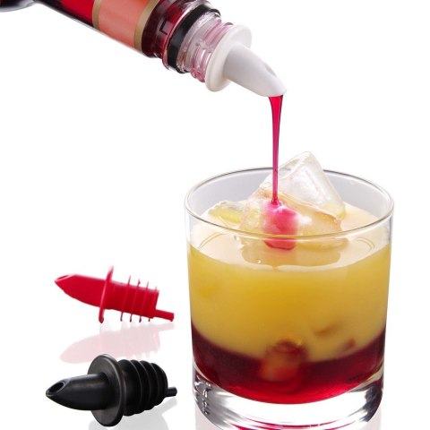 Nalewak Barmański - Zestaw 3 Kolorów - 6 Szt. 2 Czarne 2 Białe 2 Czerwone | BAR UP 599440