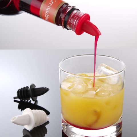 Nalewak Barmański - Zestaw 3 Kolorów - 6 Szt. 2 Czarne 2 Białe 2 Czerwone | BAR UP 599440