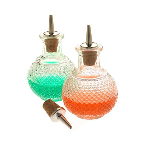 Nalewak Stal/Naturalny Korek - Zestaw 3 Szt. | BARFLY M37049