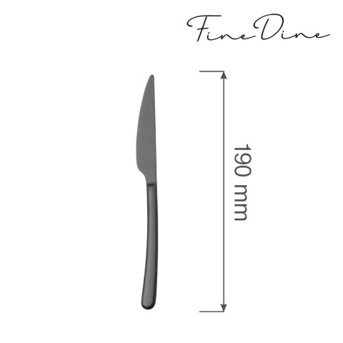 Nóż Deserowy Amarone Black 190 mm | FINE DINE 764855