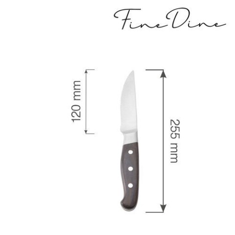 Nóż do Steków Jumbo Corfu 255 mm Zestaw 6 Szt. | FINE DINE 781043