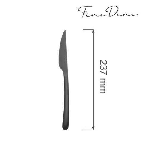 Nóż Stołowy Amarone Black 237 mm | FINE DINE 764824