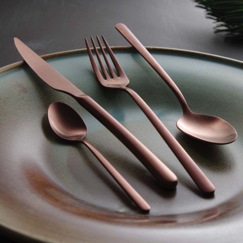 Nóż Stołowy Amarone Bronze 237 mm | FINE DINE 764916