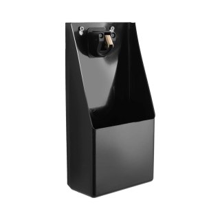 Otwieracz do Butelek Naścienny z Pojemnikiem Na Kapsle 135x70x(H)295mm | BAR UP 643914