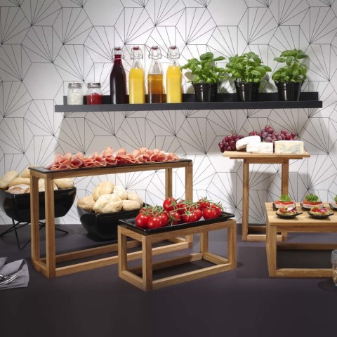 Podstawa Skośna Madeira Black GN 1/1 | FINE DINE 504819