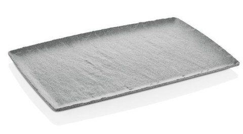 Półmisek z Melaminy Rock Szary GN 1/1 530x325mm | FINE DINE 562390