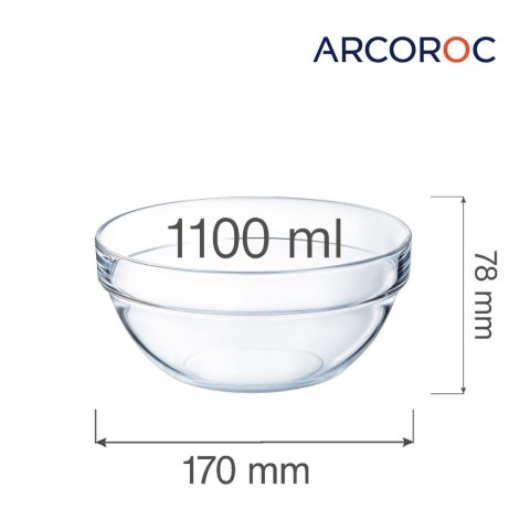 Salaterka Empilable 1,1 l (Stary kod:10027) Arcoroc