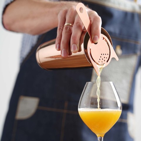 Shaker 3-Częściowy w Stylu Japońskim Cobbler Miedziany 795 ml Ø85x(H)240mm | BAR UP 596425