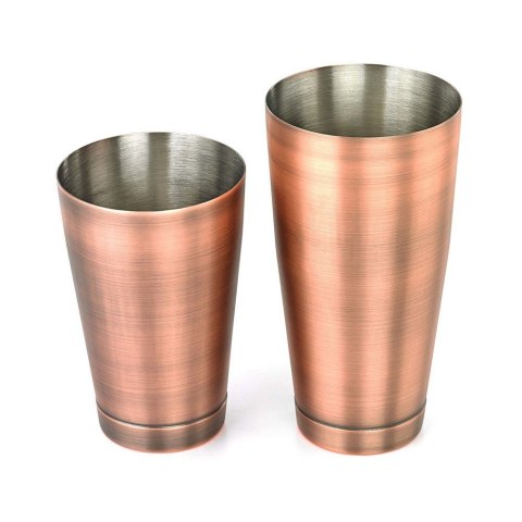 Shaker Boston 2-Częściowy Typu Tin&Tin Antyczna Miedź 700 ml + 500 ml | BARFLY M37009ACP