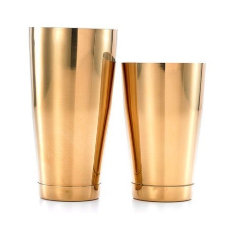 Shaker Boston 2-Częściowy Typu Tin&Tin Złoty 700 ml + 500 ml | BARFLY M37009GD