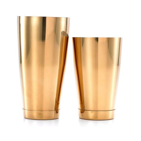 Shaker Boston 2-Częściowy Typu Tin&Tin Złoty 700 ml + 500 ml | BARFLY M37009GD