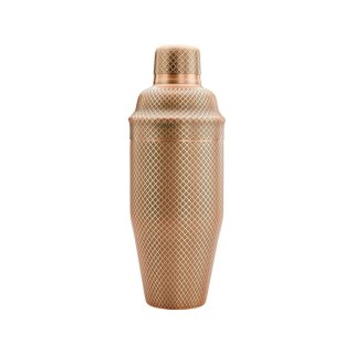 Shaker Barmański 3-Częściowy w Stylu Japońskim Diamond Lettice Antyczna Miedź 700ml | BARFLY M37205ACP