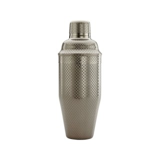 Shaker Barmański 3-Częściowy w Stylu Japońskim Diamond Lettice Czarny 700ml | BARFLY M37205BK