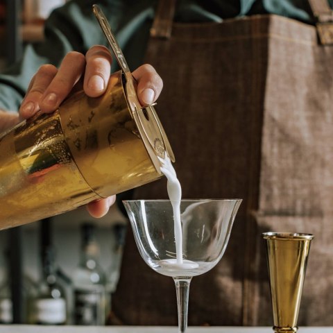 Shaker Barmański 3-Częściowy w Stylu Japońskim Diamond Lettice Złoty 700ml | BARFLY M37205GD