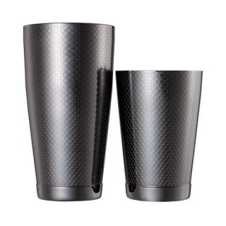 Shaker Tin Tin Diamond Lattice Czarny 830/530ml | BARFLY M37200BK