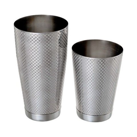 Shaker Tin Tin Diamond Lattice Stal Nierdzewna 830/530ml | BARFLY M37200