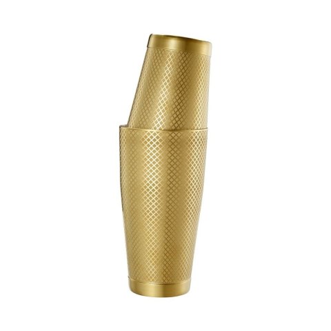 Shaker Tin Tin Diamond Lattice Złoty 830/530ml | BARFLY M37200GD