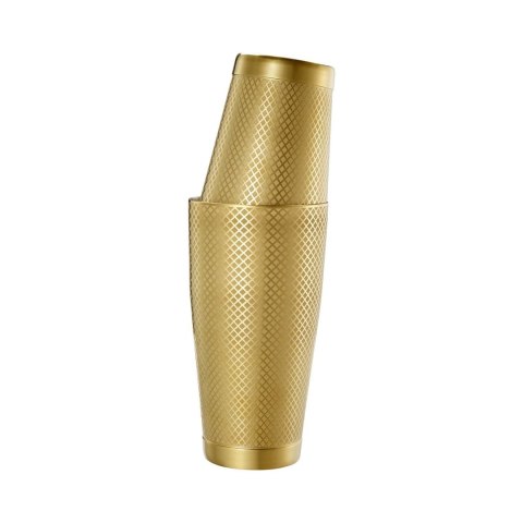 Shaker Tin Tin Diamond Lattice Złoty 830/530ml | BARFLY M37200GD