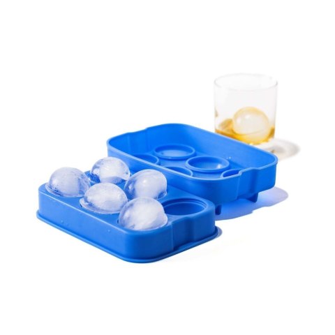 Silikonowa Forma do Kostek Lodu w Kształcie Kuli ± Ø4,5 cm 180x125x(H)50mm | BAR UP 679029