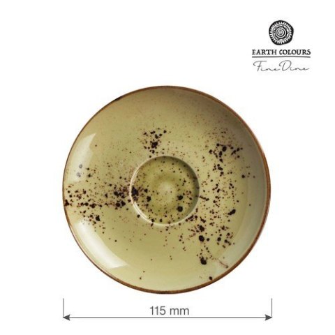 Spodek do Espresso Olive 115 mm | FINE DINE 778074