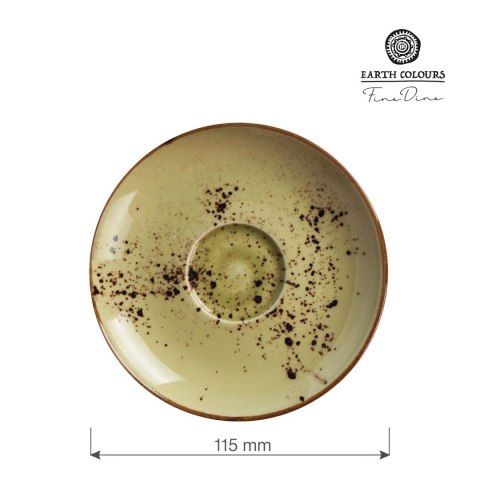 Spodek do Espresso Olive 115 mm | FINE DINE 778074