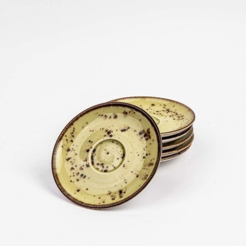 Spodek do Espresso Olive 115 mm | FINE DINE 778074