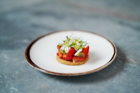 Spodek do Filiżanki Sztaplowanej Vanilla 120mm | FINE DINE 789339