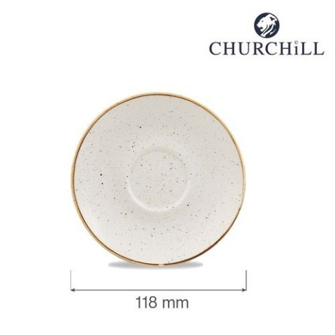 Spodek espresso Stonecast Barley White 118 mm Churchill